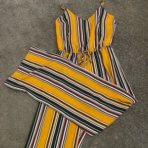 Striped Jumpsuit